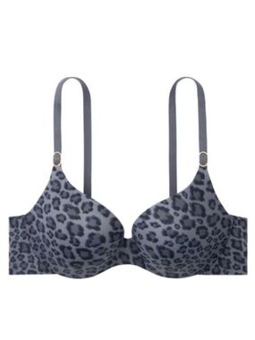 Victoria’s Secret Light Grey Leopard Light Push-Up Bra